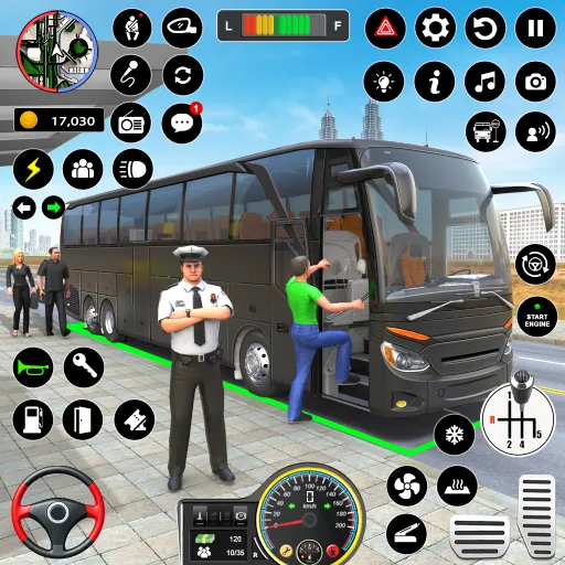 Bus Simulator - Driving Games  [МОД Unlocked] Screenshot 1