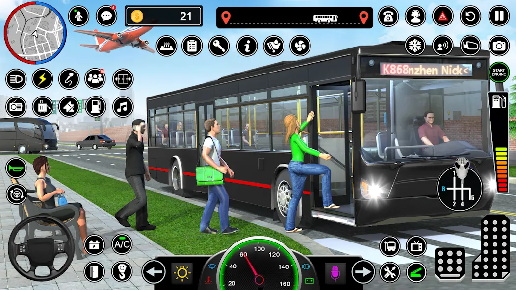 Bus Simulator - Driving Games  [МОД Unlocked] Screenshot 2