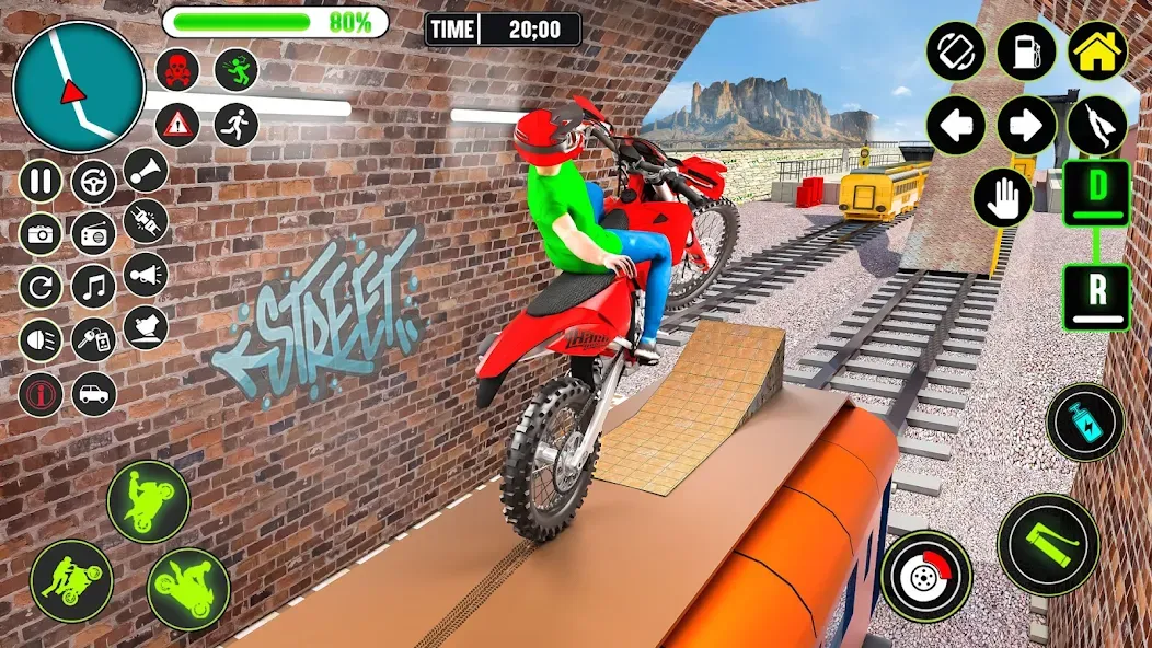 GT Bike Racing Game Moto Stunt (ДжиТи Байк Рейсинг Гейм Мото Стант)  [МОД Бесконечные деньги] Screenshot 5