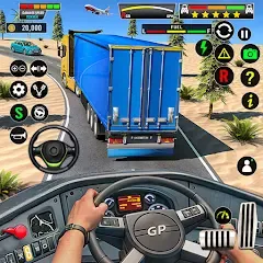 Скачать взлом Truck Driving Euro Truck Game  [МОД Menu] - полная версия apk на Андроид