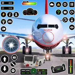 Скачать взлом Pilot Simulator: Airplane Game  [МОД Mega Pack] - последняя версия apk на Андроид