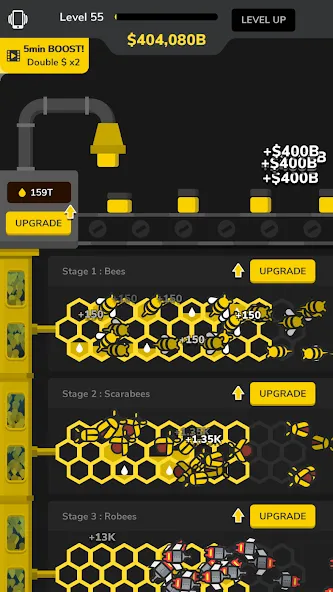 Idle Bee Factory Tycoon  [МОД Меню] Screenshot 3