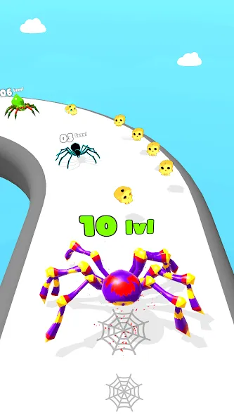 Insect Run - Spider Evolution (Инсект Эволюшн Ран)  [МОД Много монет] Screenshot 2