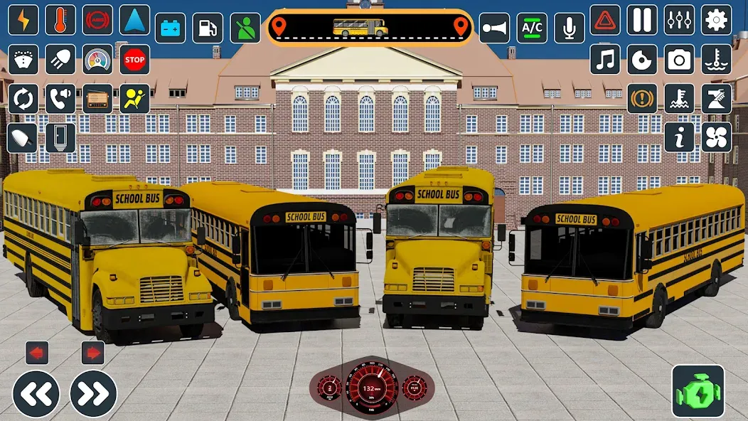 School Bus 3d : City Bus Games (Школьный автобус симулятор игры на автобусе)  [МОД Mega Pack] Screenshot 1