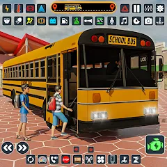 Скачать взлом School Bus 3d : City Bus Games (Школьный автобус симулятор игры на автобусе)  [МОД Mega Pack] - стабильная версия apk на Андроид