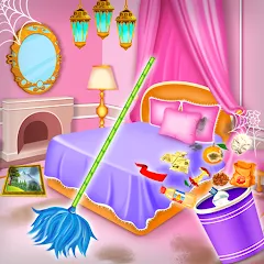 Скачать взлом Princess house cleaning advent  [МОД Unlimited Money] - полная версия apk на Андроид