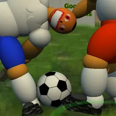 Взлом Goofball Goals Soccer Game 3D (Гуфбол Голз Соккер Гейм 3Д)  [МОД Unlimited Money] - полная версия apk на Андроид