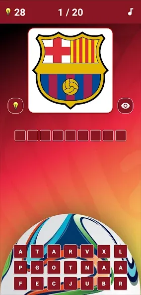 Guess the Soccer Logo Quiz  [МОД Много денег] Screenshot 3