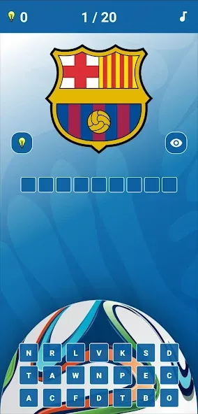 Soccer Clubs Logo Quiz  [МОД Бесконечные деньги] Screenshot 1