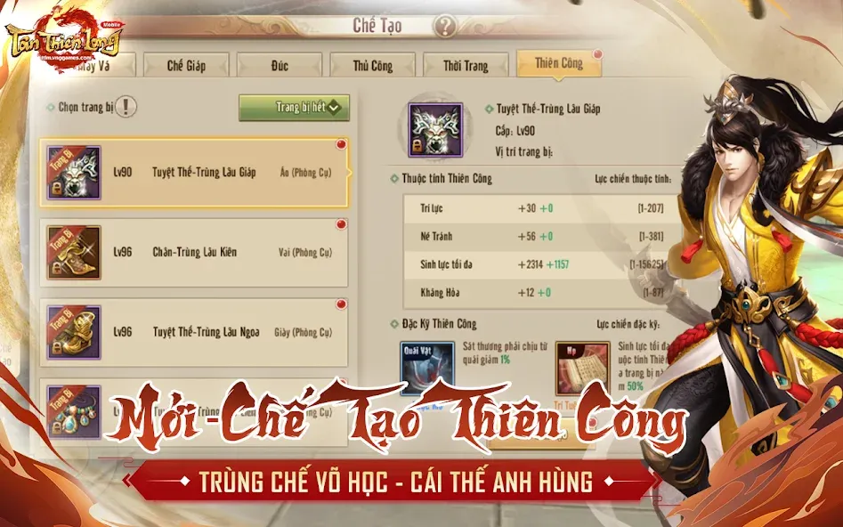 Tân Thiên Long Mobile  [МОД Много монет] Screenshot 2