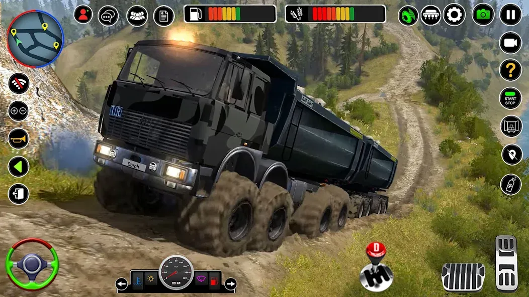 Offroad Mud Truck Simulator 3D  [МОД Menu] Screenshot 1