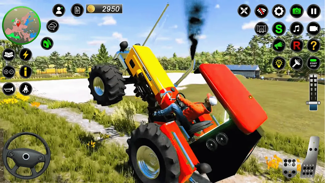 Real Farmer Tractor Drive Game (Фармер Трактор 3Д Фермерские Игры)  [МОД Все открыто] Screenshot 1