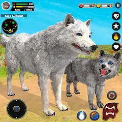 Скачать взломанную Wild Wolf Simulator Games  [МОД Меню] - последняя версия apk на Андроид