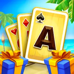 Скачать взломанную Tiki Solitaire TriPeaks (Тики Солитер ТриПикс)  [МОД Unlimited Money] - полная версия apk на Андроид