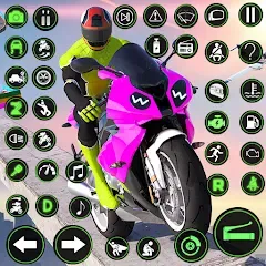 Взломанная Racing Bike Stunt Games Master (Гонки на мотоциклах Мастер игр в трюки)  [МОД Unlimited Money] - полная версия apk на Андроид