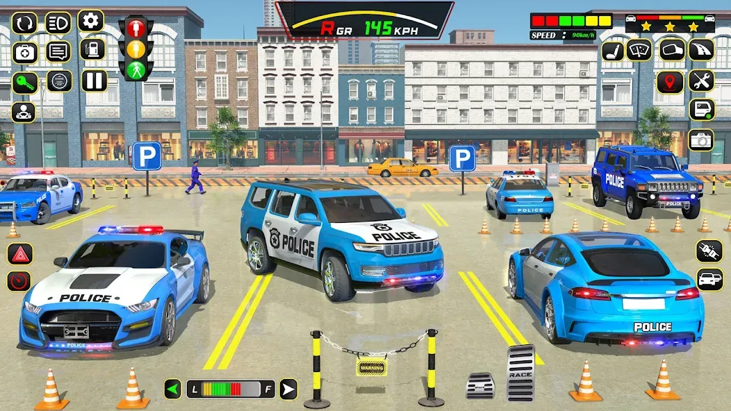 Police Car Driving School Game (Полицейская школа вождения автомобилей)  [МОД Unlimited Money] Screenshot 5