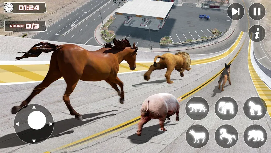 GT Animal 3D: Racing Game (Анимал Симулятор 3D)  [МОД Много денег] Screenshot 1