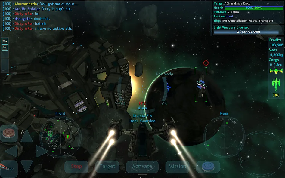 Vendetta Online (3D Space MMO) (Вендетта Онлайн)  [МОД Много денег] Screenshot 2