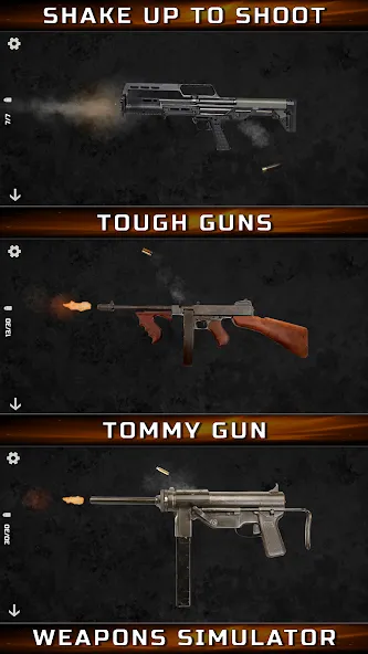 Gun Simulator : Tough Guns  [МОД Бесконечные монеты] Screenshot 5