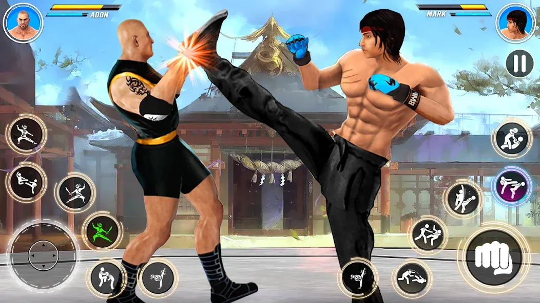 Kung Fu karate: Fighting Games  [МОД Unlimited Money] Screenshot 3