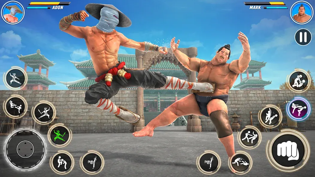 Kung Fu karate: Fighting Games  [МОД Unlimited Money] Screenshot 4