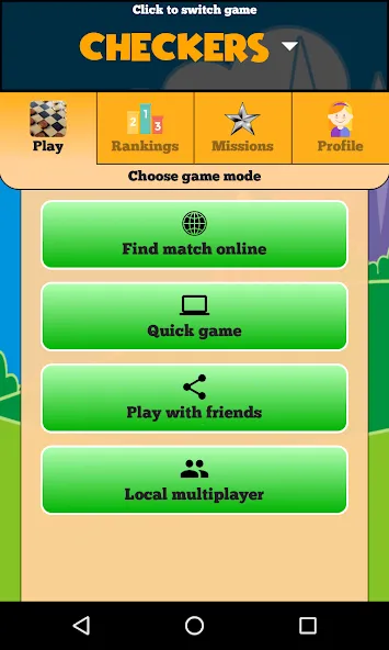 Checkers Online - Duel friends (Чеккерс Онлайн)  [МОД Бесконечные монеты] Screenshot 3