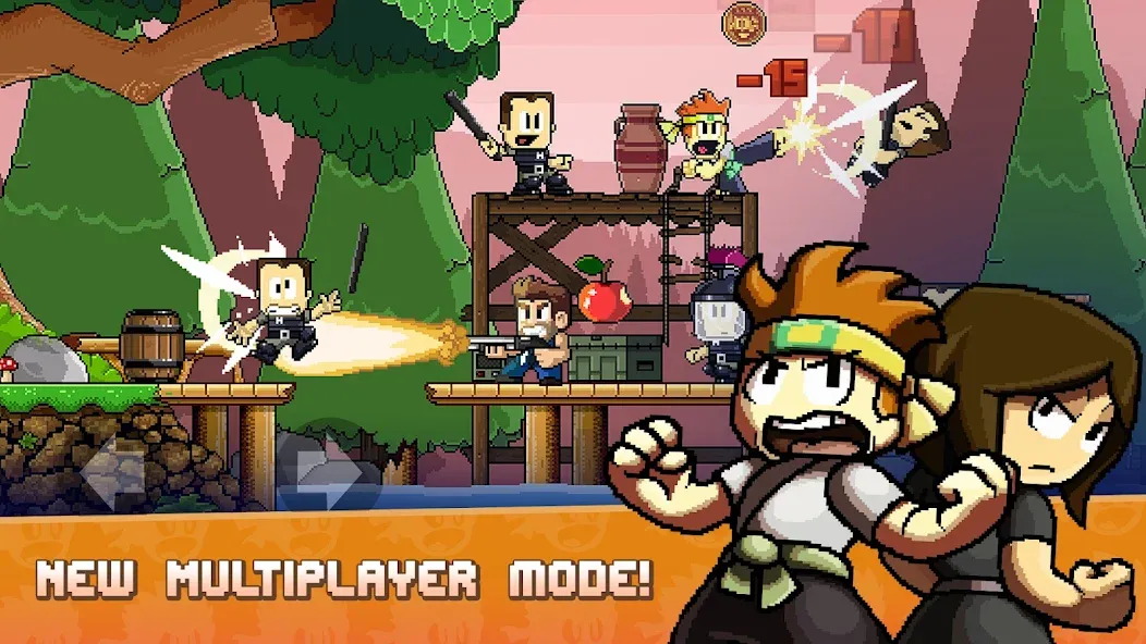 Dan the Man: Action Platformer (Дэн зе Мэн)  [МОД Все открыто] Screenshot 4