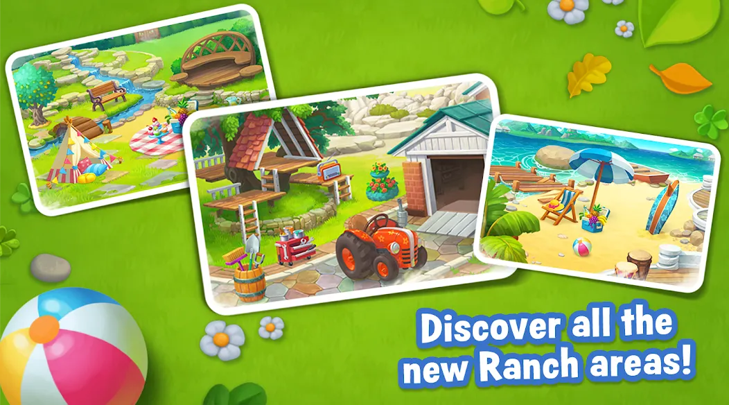 Ranch Adventures: Amazing Matc  [МОД Все открыто] Screenshot 2