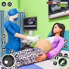 Скачать взлом Pregnant Mom Simulator Games  [МОД Все открыто] - стабильная версия apk на Андроид