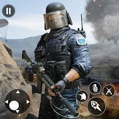 Взломанная Gun Shooting Games Fps Offline  [МОД Unlimited Money] - полная версия apk на Андроид