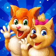 Взлом Cat & Dog Story Adventure Game  [МОД Бесконечные монеты] - стабильная версия apk на Андроид