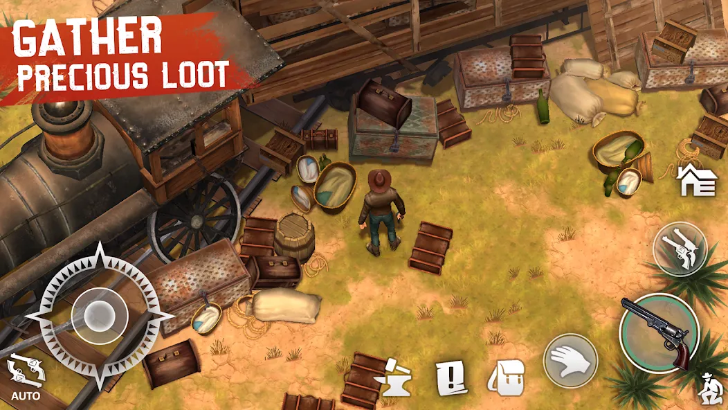 Westland Survival: Cowboy Game (Вестланд Сурвайвал)  [МОД Все открыто] Screenshot 4