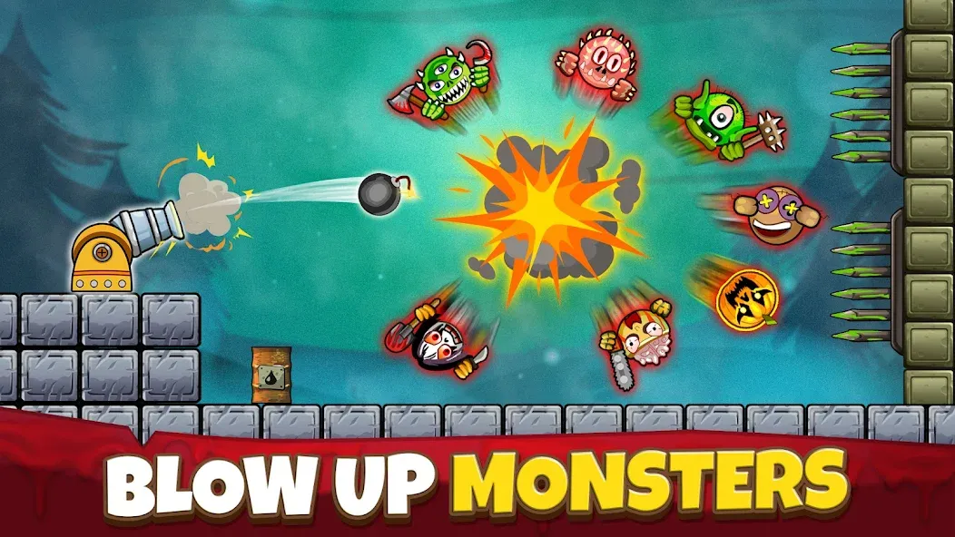 Crush the Monsters：Foul Puzzle  [МОД Много денег] Screenshot 1