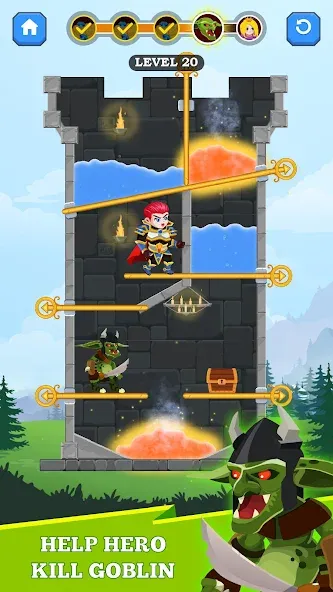 Hero Rescue (Герой Спасения)  [МОД Меню] Screenshot 2