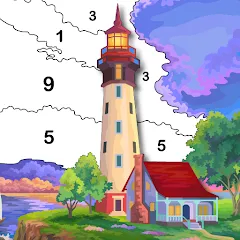 Взломанная Hey Color Paint by Number Art  [МОД Много денег] - стабильная версия apk на Андроид