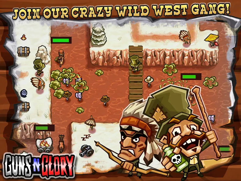Guns'n'Glory  [МОД Много денег] Screenshot 2