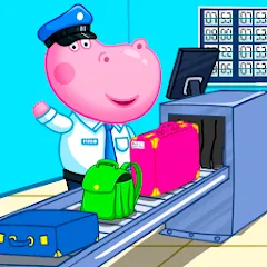 Скачать взлом Hippo: Airport Profession Game  [МОД Unlimited Money] - стабильная версия apk на Андроид