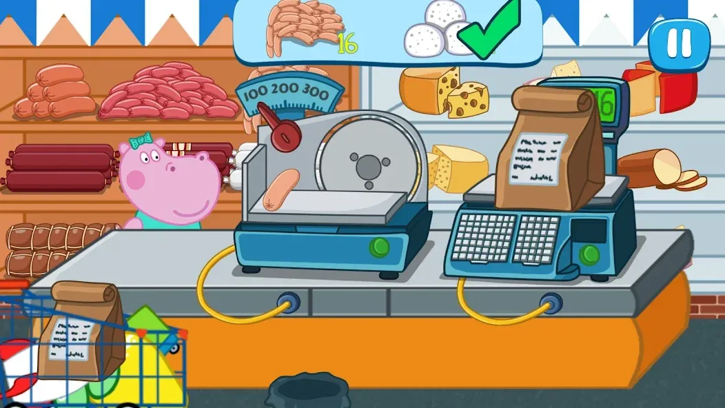 Kids Supermarket: Shopping  [МОД Все открыто] Screenshot 4