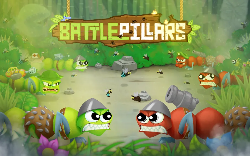 Battlepillars Multiplayer PVP  [МОД Unlimited Money] Screenshot 1