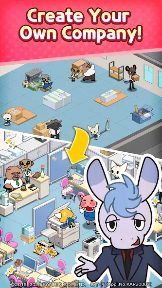 Aggretsuko : Match 3 Puzzle (Аггретсуко)  [МОД Menu] Screenshot 3