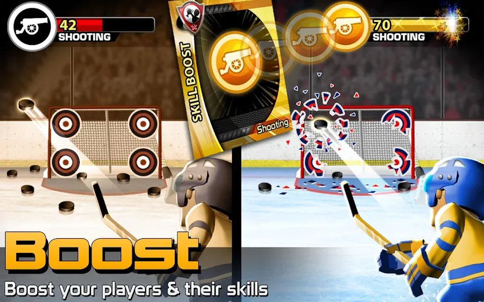 BIG WIN Hockey (БИГ ВИН Хоккей)  [МОД Все открыто] Screenshot 2