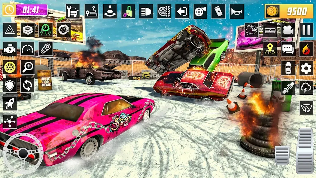 X Demolition Derby : Car Games  [МОД Unlimited Money] Screenshot 4