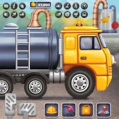 Скачать взломанную Oil Tanker Truck Games  [МОД Меню] - стабильная версия apk на Андроид