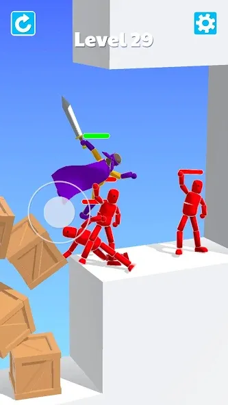 Ragdoll ninja: Imposter hero (Рагдолл Ниндзя)  [МОД Unlocked] Screenshot 5