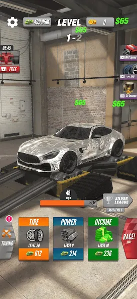 Dyno 2 Race - Car Tuning (Дино 2 Гонка)  [МОД Menu] Screenshot 3