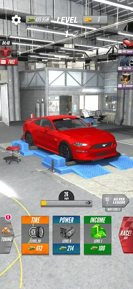 Dyno 2 Race - Car Tuning (Дино 2 Гонка)  [МОД Menu] Screenshot 4