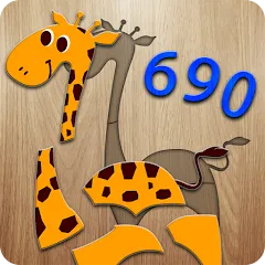 Взлом 690 Puzzles for preschool kids  [МОД Mega Pack] - стабильная версия apk на Андроид