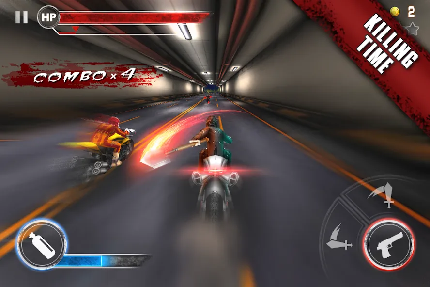 Death Moto 3 : Fighting  Rider (дет мото 3)  [МОД Все открыто] Screenshot 2