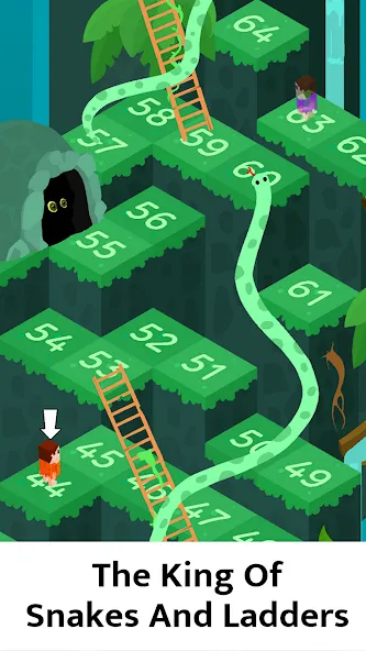 Snakes and Ladders Board Games  [МОД Бесконечные монеты] Screenshot 1