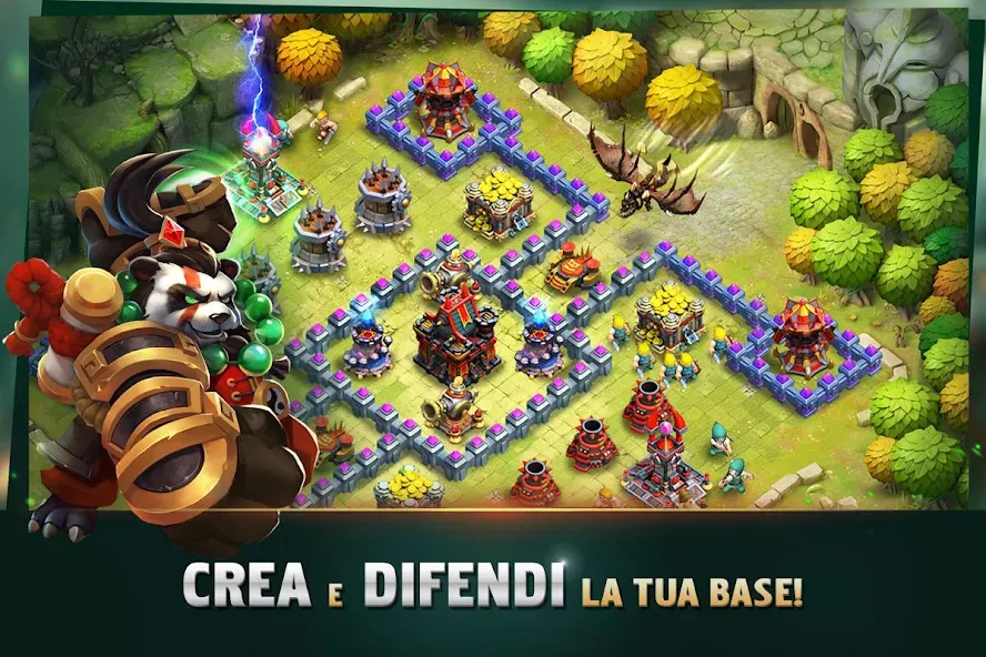 Clash of Lords 2: Italiano (Клэш оф Лордс 2)  [МОД Menu] Screenshot 1